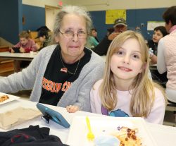 Grandma and her Cub at Meals Event