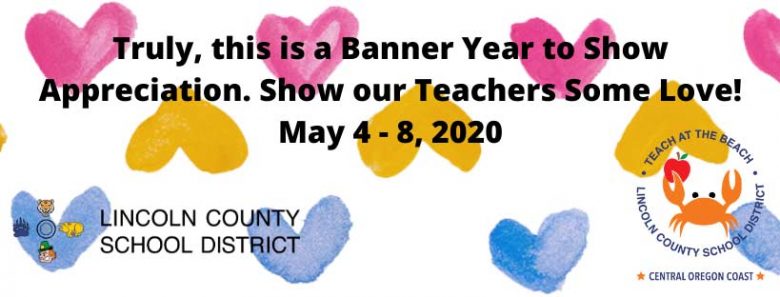 Teacher Appreciation is May 4-8, 2020