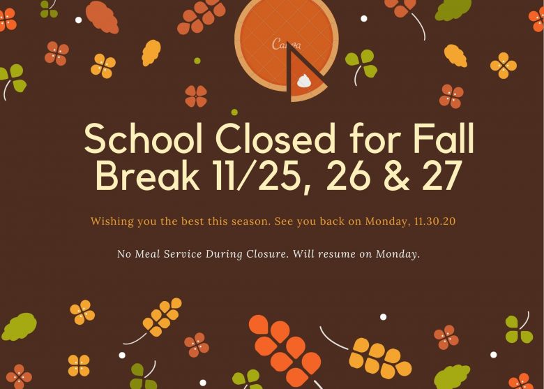 school closed for fall break