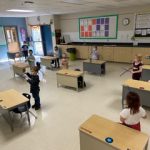 Toledo Elementary Kinder Students in Music Class