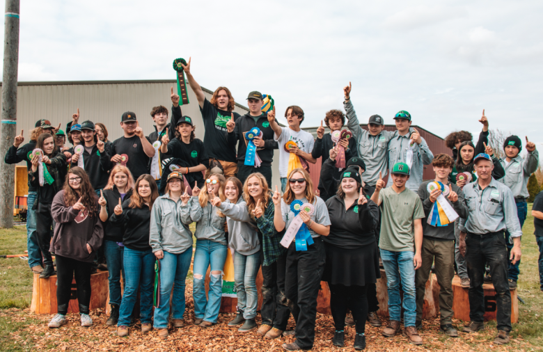 Waldport Forestry Team Wins 4th State Championship!
