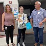 Taft 7-12 Kaylee Holmes 7th grade handwashing poster winner 2023