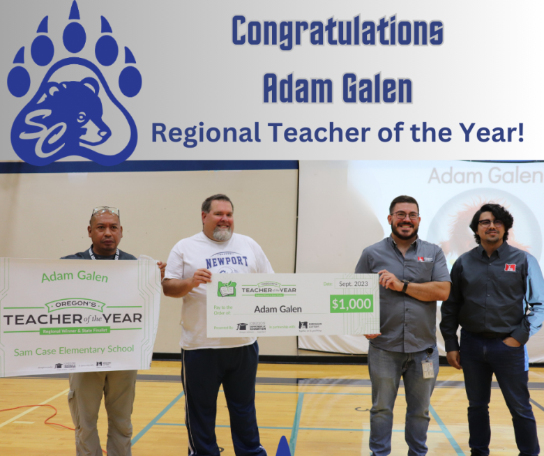 Adam Galen Named Regional Teacher of the Year!